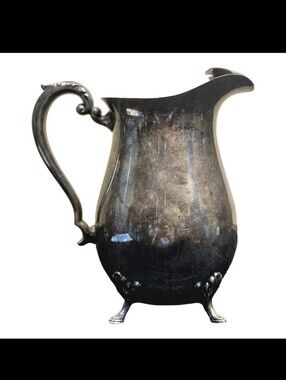 Vintage Silver Water Pitcher by: Crescent